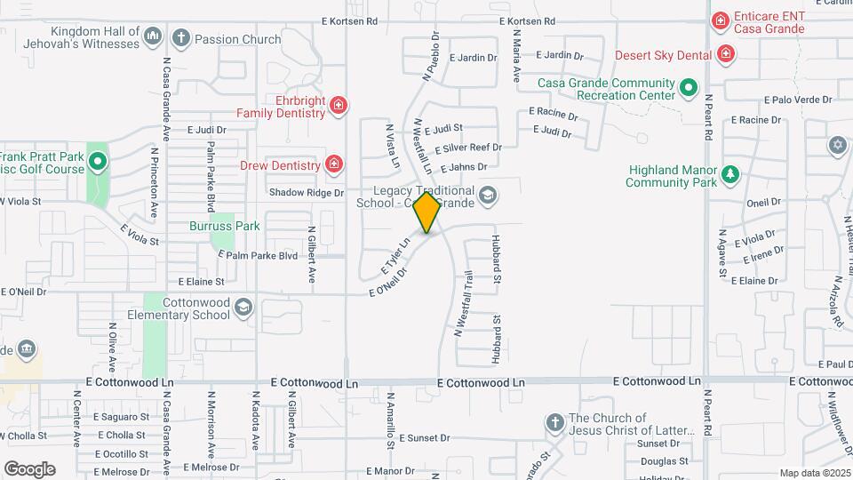 Cottonwood Ranch Mapa y Detalles de la Ubicación