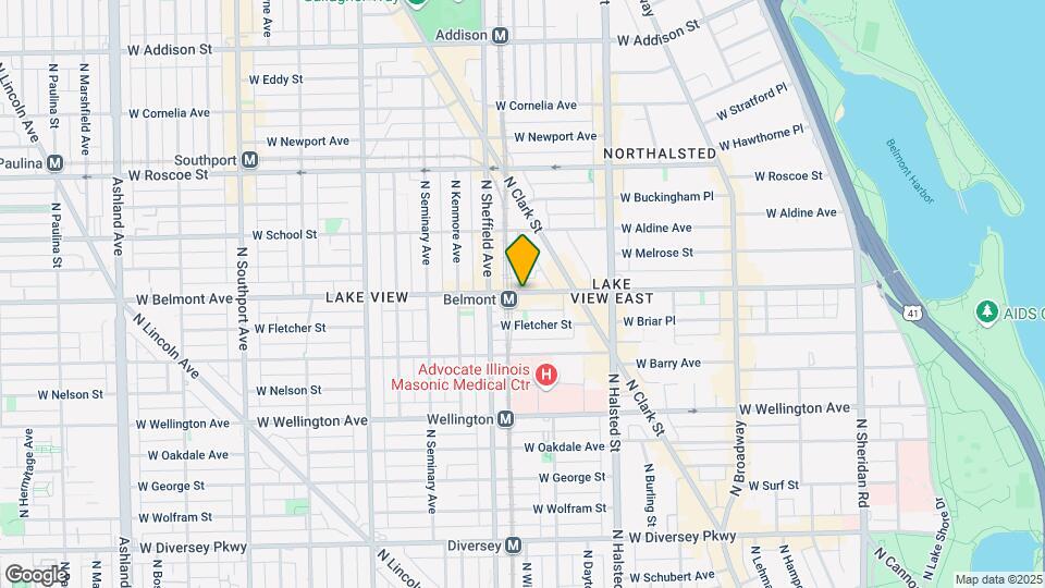 930 W Belmont Ave Map and Location Details