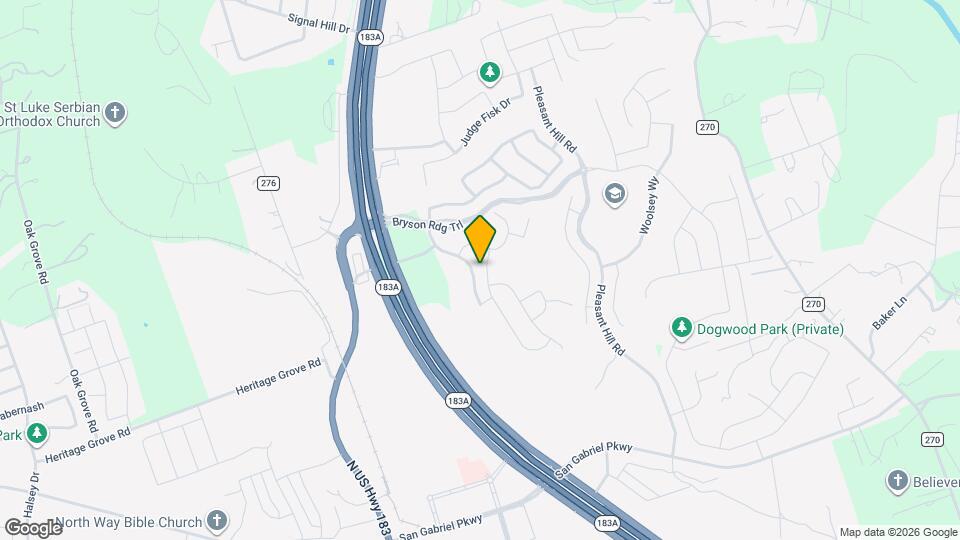 1733 Mexican Heather Dr Map and Location Details