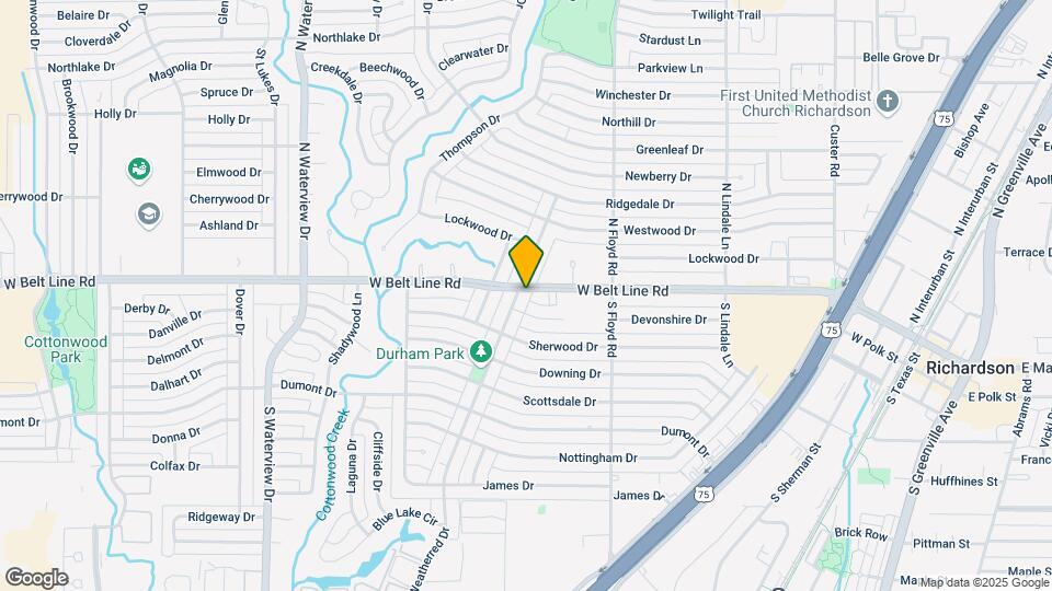 101 S Weatherred Dr Map and Location Details