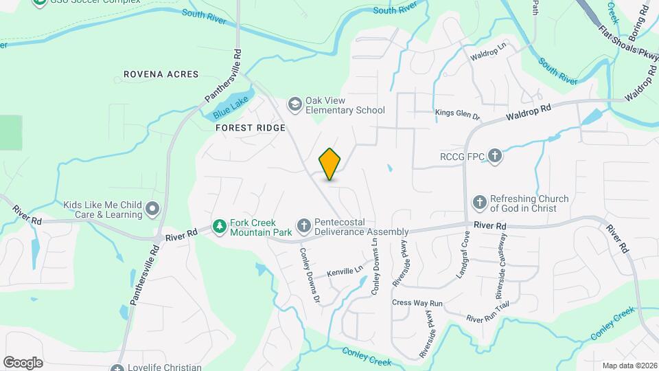 3588 Sugar Maple St Map and Location Details