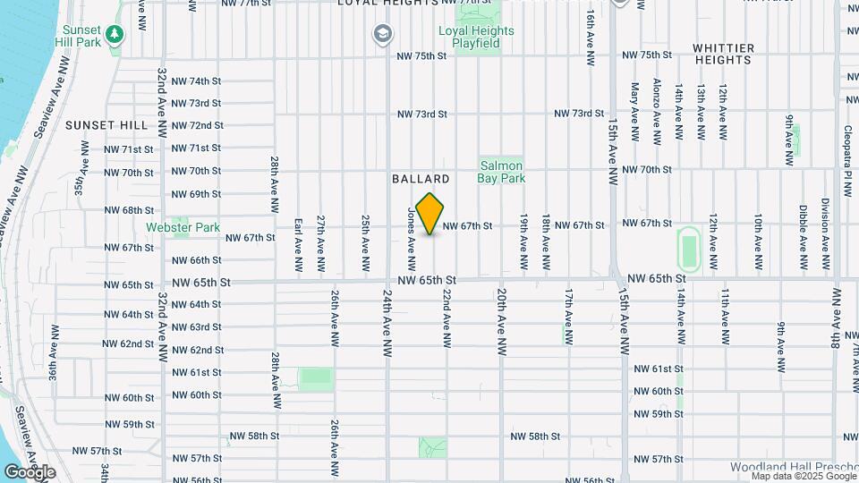 6543 23rd Ave NW Map and Location Details