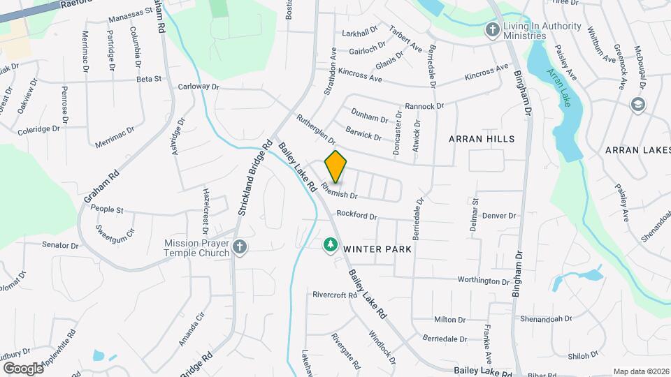 1432 Rougemart Dr Map and Location Details