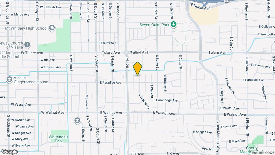 1517 S Thomas St Map and Location Details