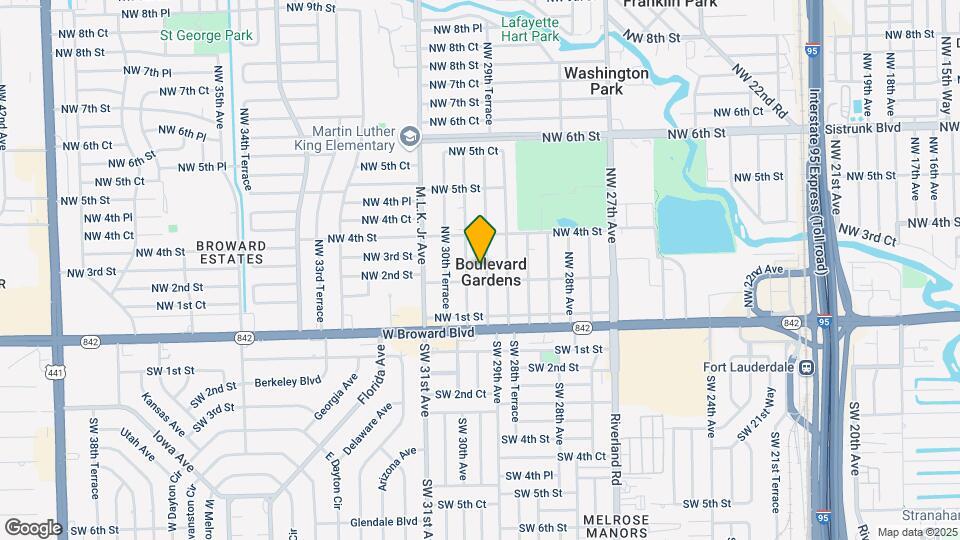 259 NW 29th Terrace Map and Location Details