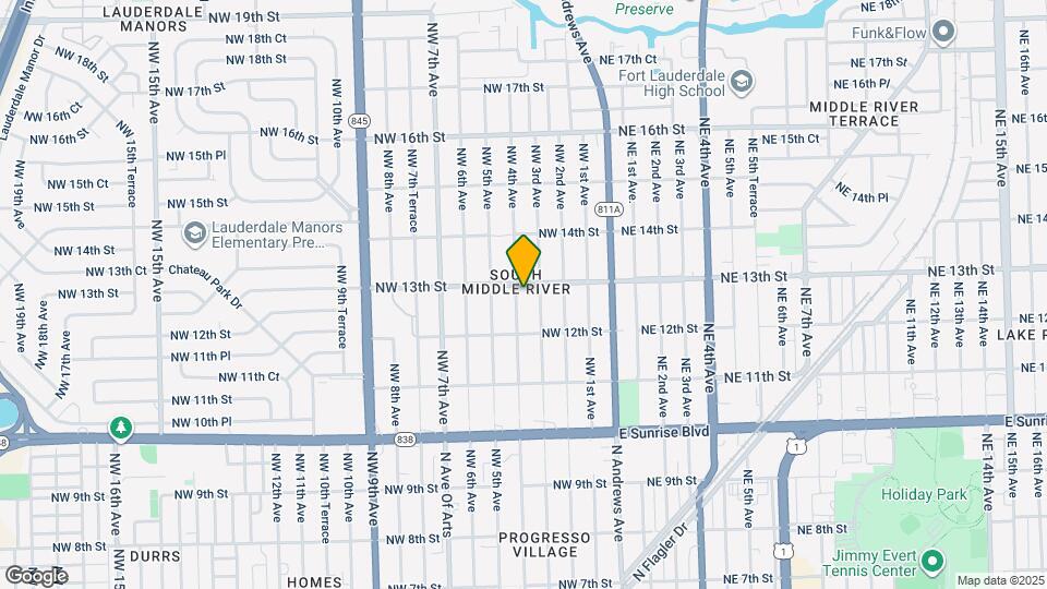 1236 NW 4th Ave Map and Location Details