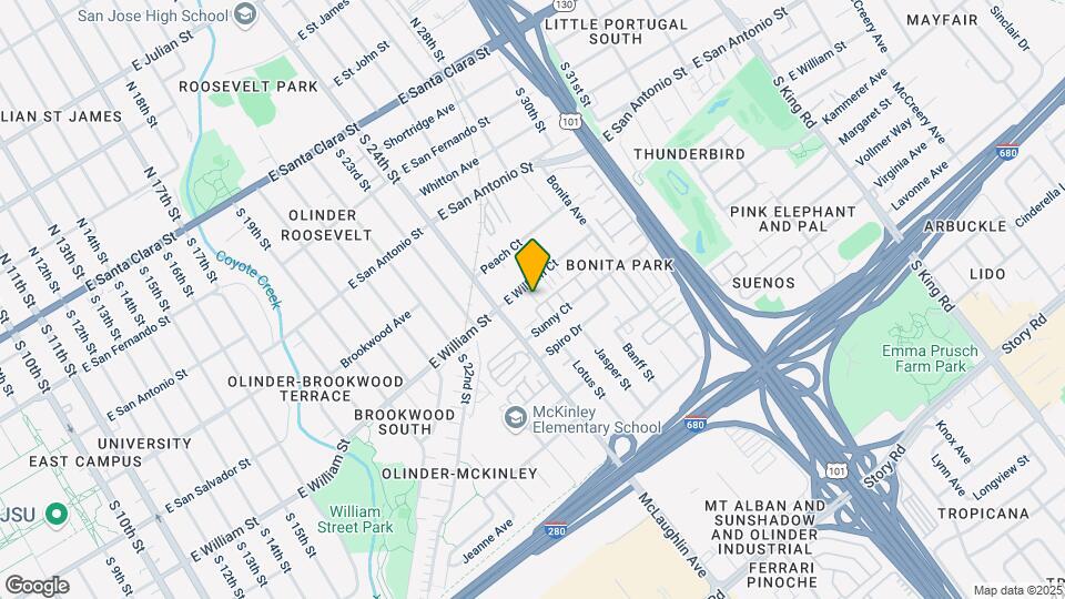 1200 William St Mapa y Detalles de la Ubicación
