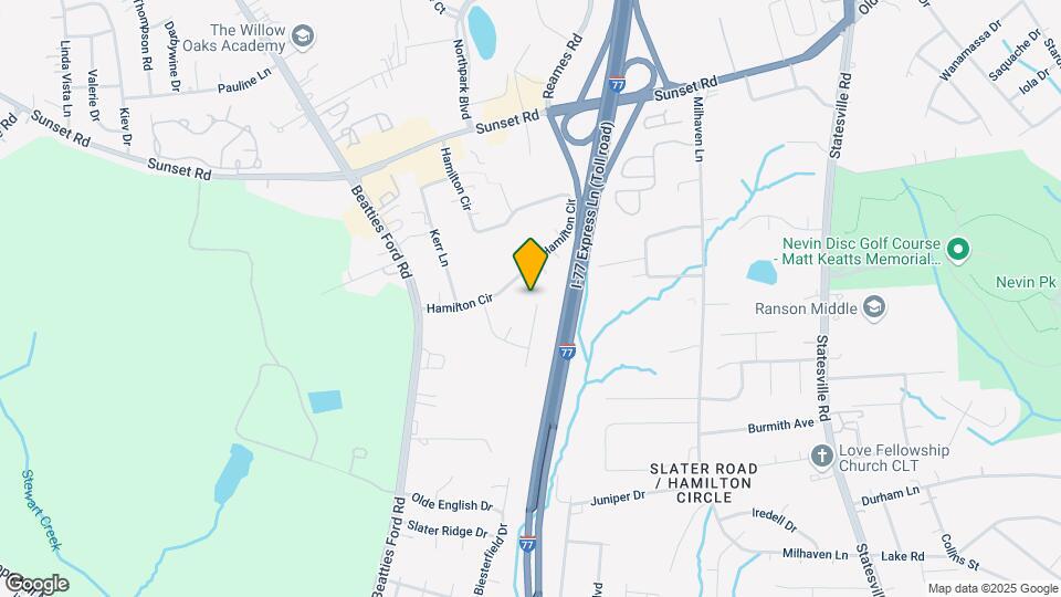 5945 Hamilton Oaks Dr Map and Location Details