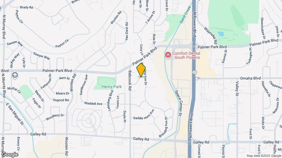 5365 Silver Spur Ave Map and Location Details