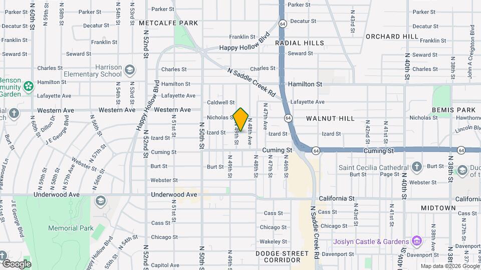 923 N 49th St Map and Location Details