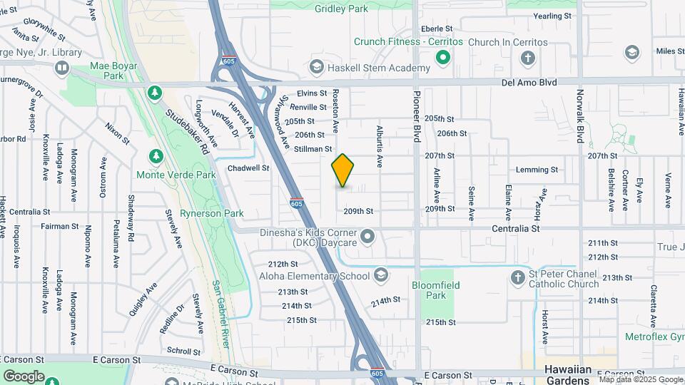 11602 Walcroft St Map and Location Details