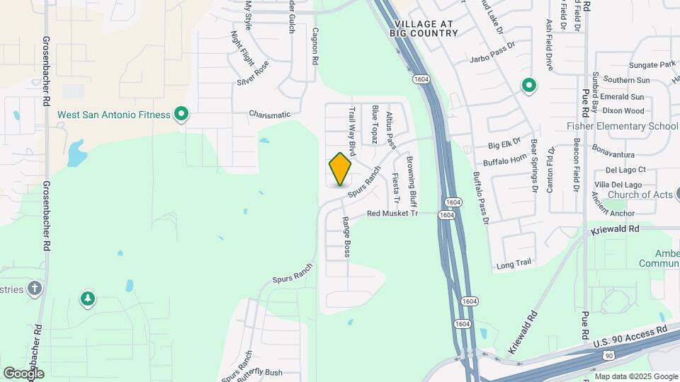 10930 Rustic Spoke Map and Location Details