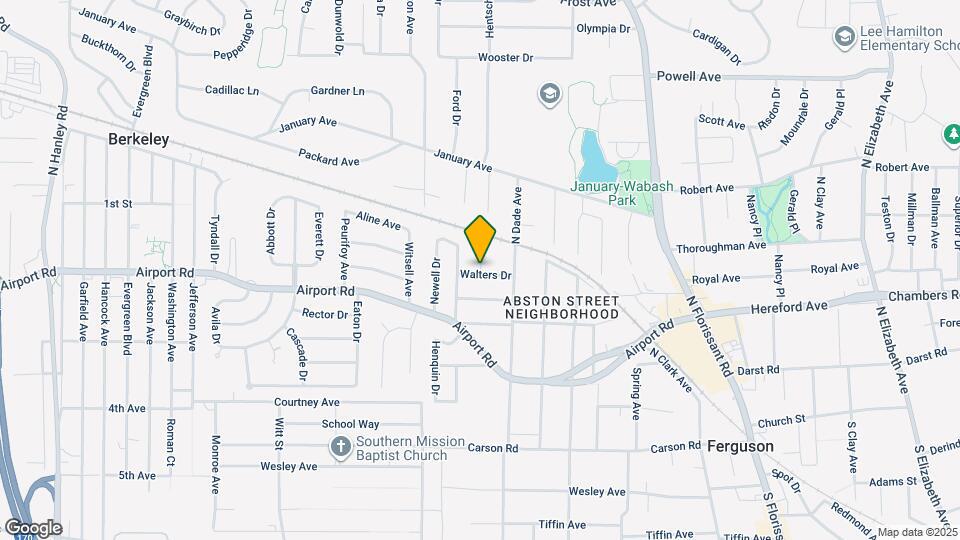 837 Walters Dr Mapa y Detalles de la Ubicación
