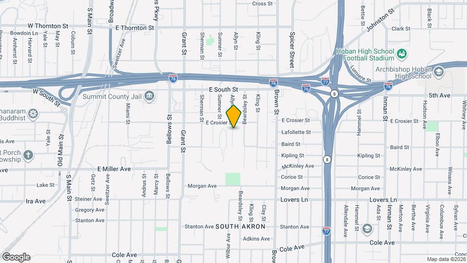 863 Berghoff St, Unit B101 Map and Location Details