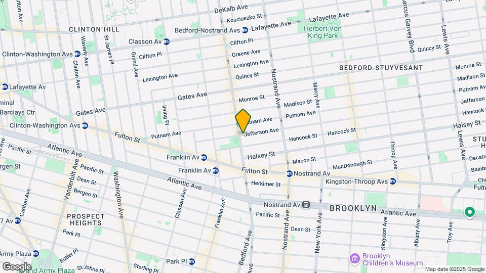 1185 Bedford Ave Map and Location Details