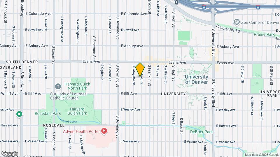 2203 S Humboldt St Map and Location Details