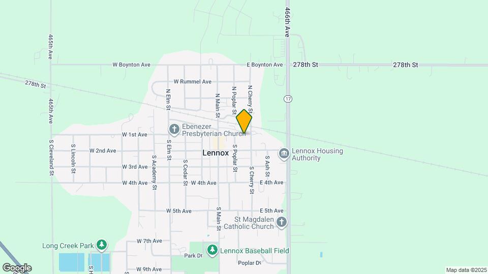 213 E 1st Ave Map and Location Details