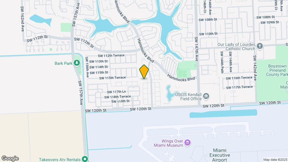 15171 SW 116th Terrace Map and Location Details