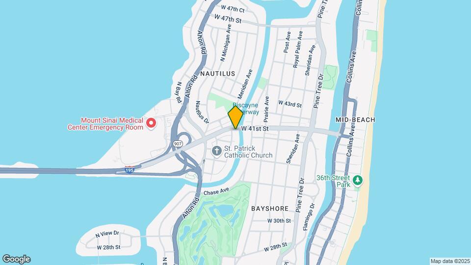 4035 N Meridian Ave Mapa y Detalles de la Ubicación