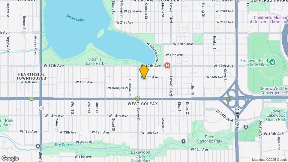 1579 Osceola St Map and Location Details