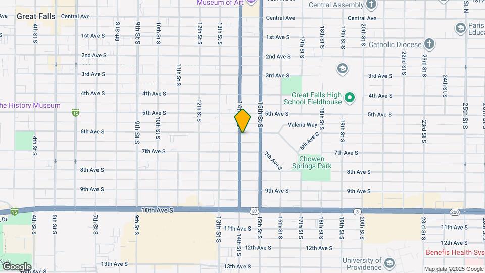 1400 6th Ave S Map and Location Details