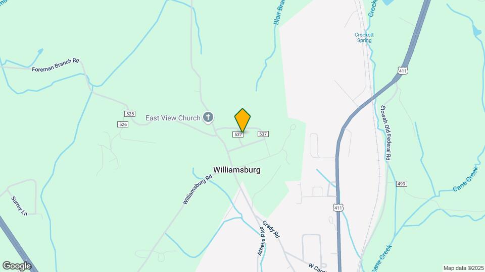 121 County Rd 537 Map and Location Details