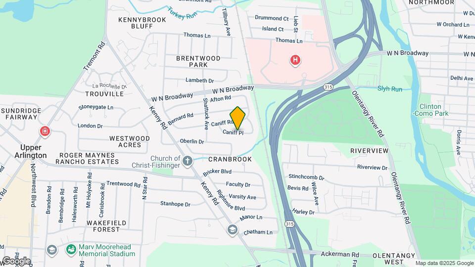 911 Caniff Pl Map and Location Details