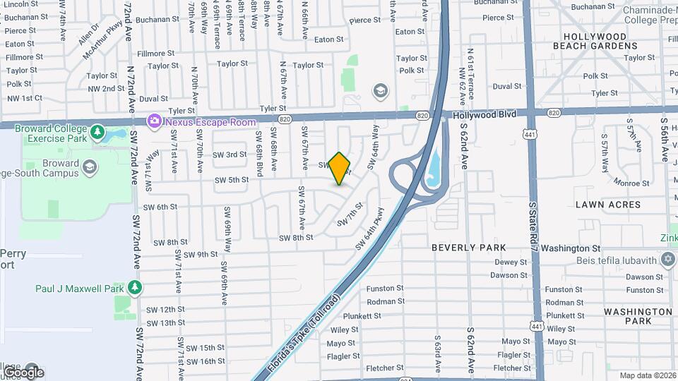 6491 SW 6th St Mapa y Detalles de la Ubicación