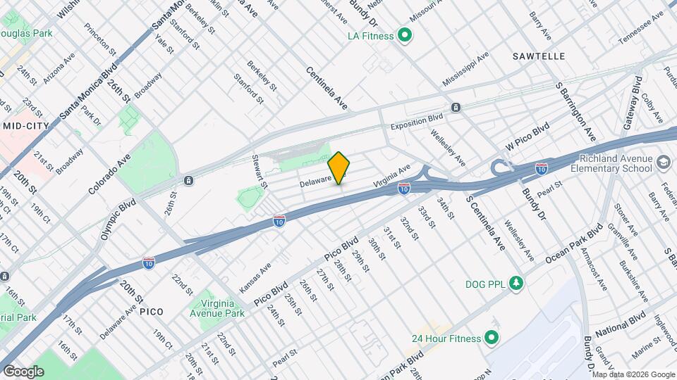 2963 Virginia Ave Map and Location Details