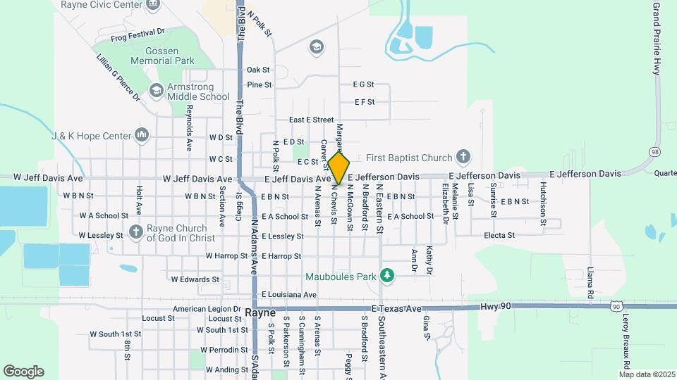 604 N Chevis St Map and Location Details