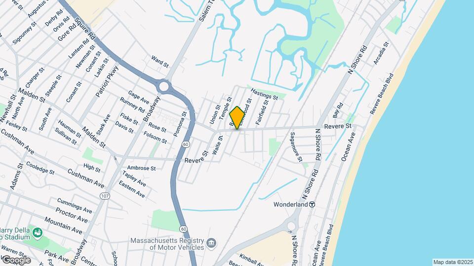 329 Revere St Map and Location Details