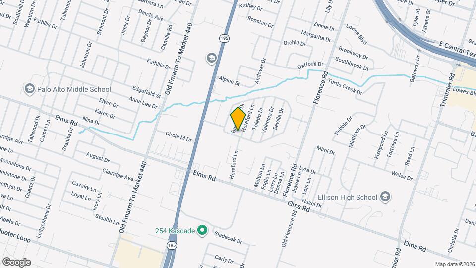 3407 Hereford Ln Map and Location Details