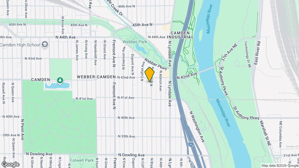 4139 N Bryant Ave, Unit 1 Map and Location Details