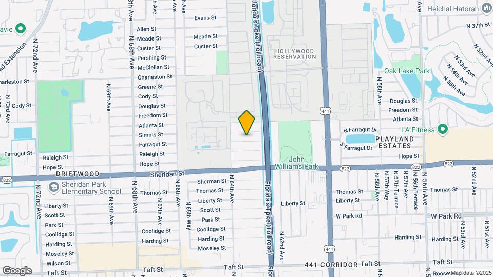 6331 Farragut St Map and Location Details