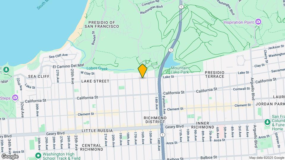 1445 Lake St Map and Location Details