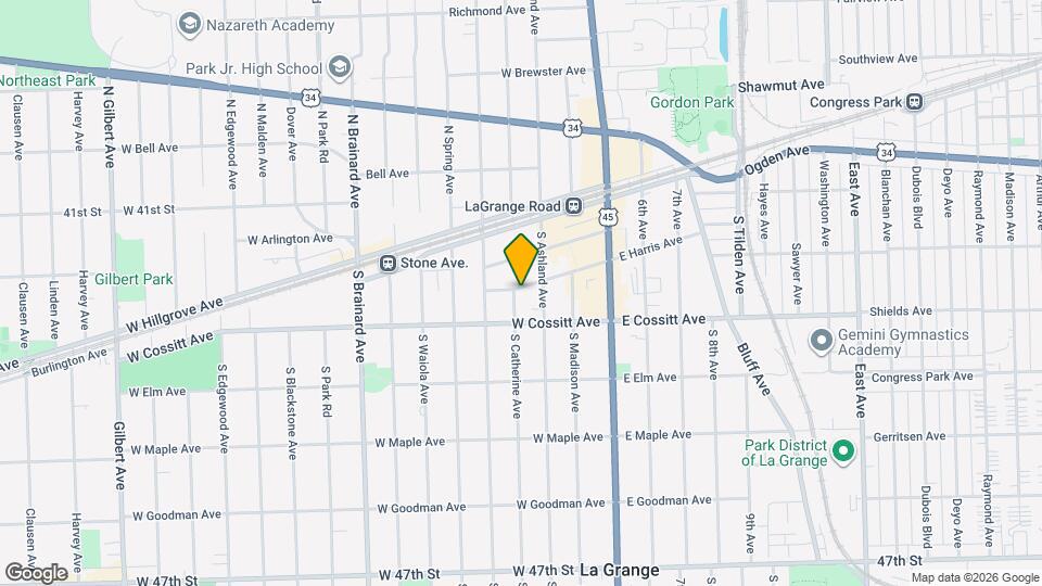 220 W Harris Ave, Unit First Floor Mapa y Detalles de la Ubicación