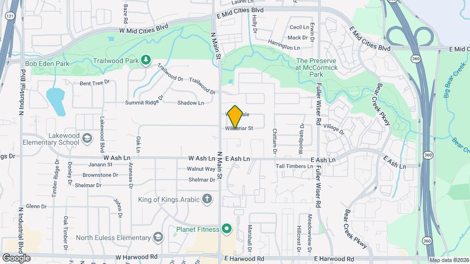 110 Wildbriar St Map and Location Details