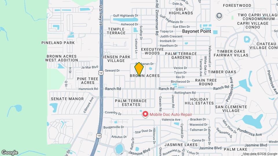 11103 Harding Dr, Unit B Map and Location Details