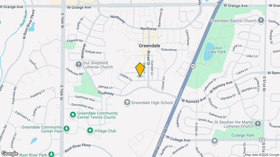 5920 Dendron Ln Mapa y Detalles de la Ubicación