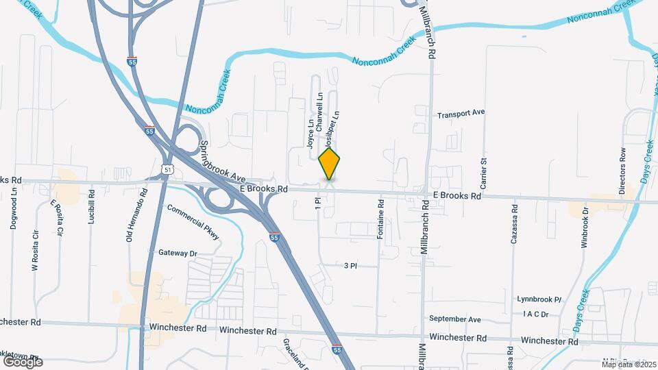 1520 E Brooks Rd Map and Location Details