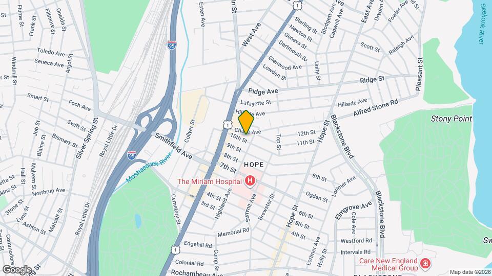 46 10th St Map and Location Details