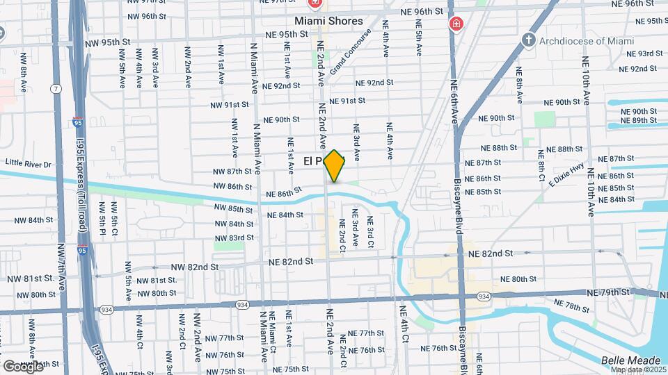 210 NE 85th St Map and Location Details