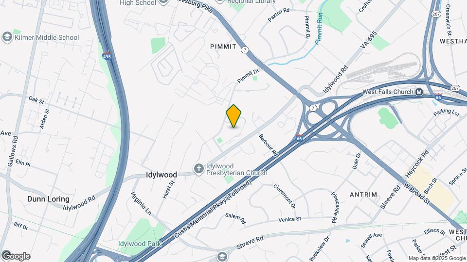 2311 Pimmit Dr, Unit 602 Mapa y Detalles de la Ubicación