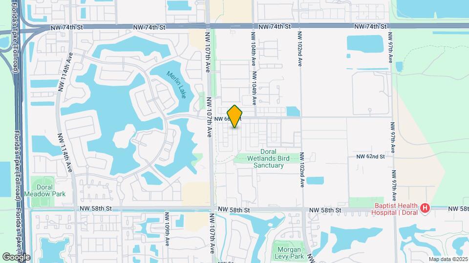 6414 NW 104th Path Map and Location Details