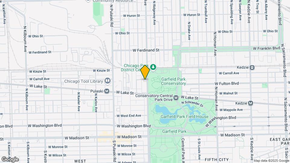 344 N Hamlin Ave Mapa y Detalles de la Ubicación
