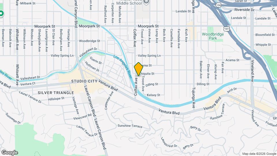 4144 Colfax Ave Map and Location Details