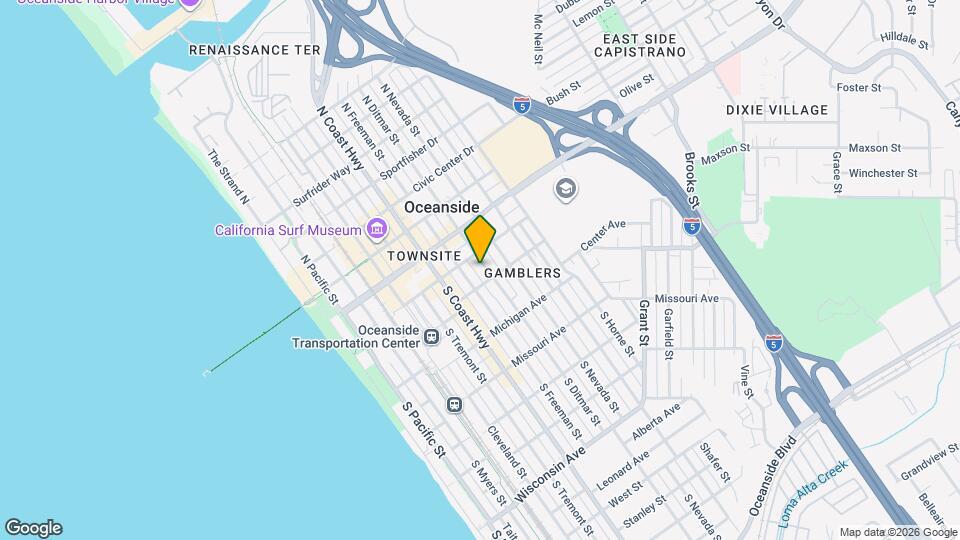 105 S Ditmar St Map and Location Details