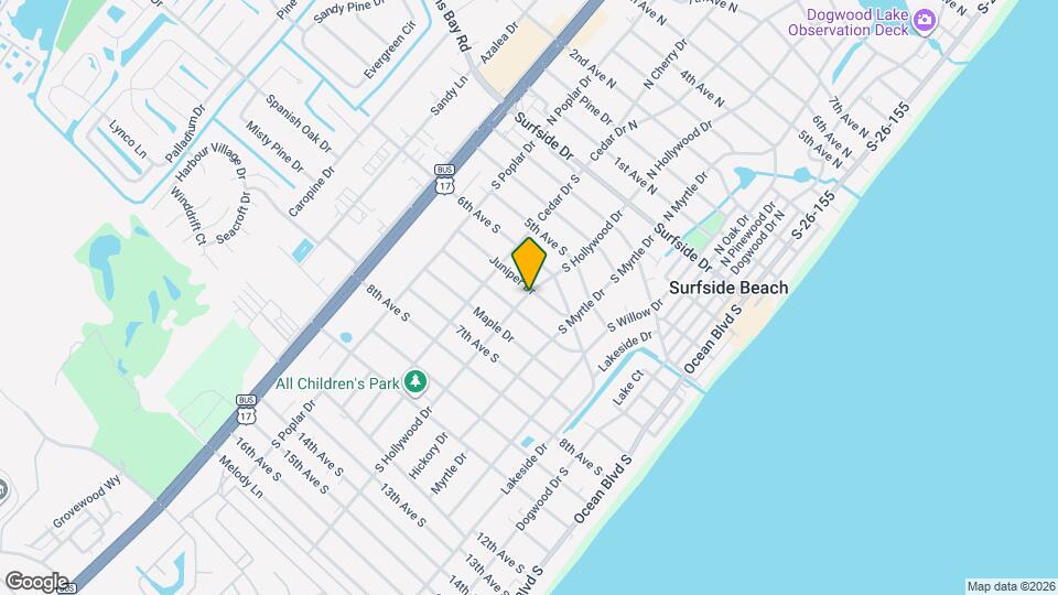 425 S Hollywood Dr Map and Location Details