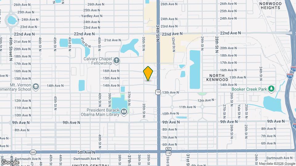 3471 14th Ave N Mapa y Detalles de la Ubicación