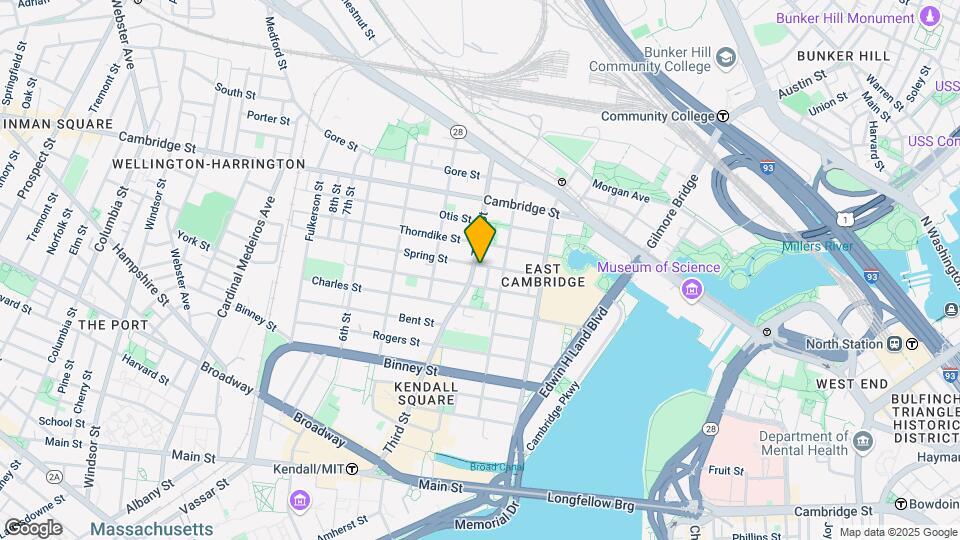 50 Spring St, Unit 1 Map and Location Details
